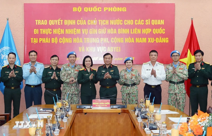 Vietnam sends three more officers to UN peacekeeping missions - 1 Vietnam sends three more officers to UN peacekeeping missions - 1