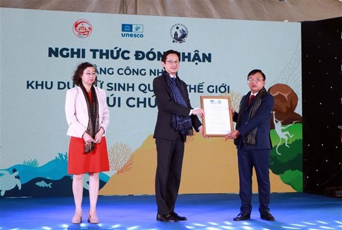 Ninh Thuan receives UNESCO certificate for Nui Chua biosphere reserve - 1
