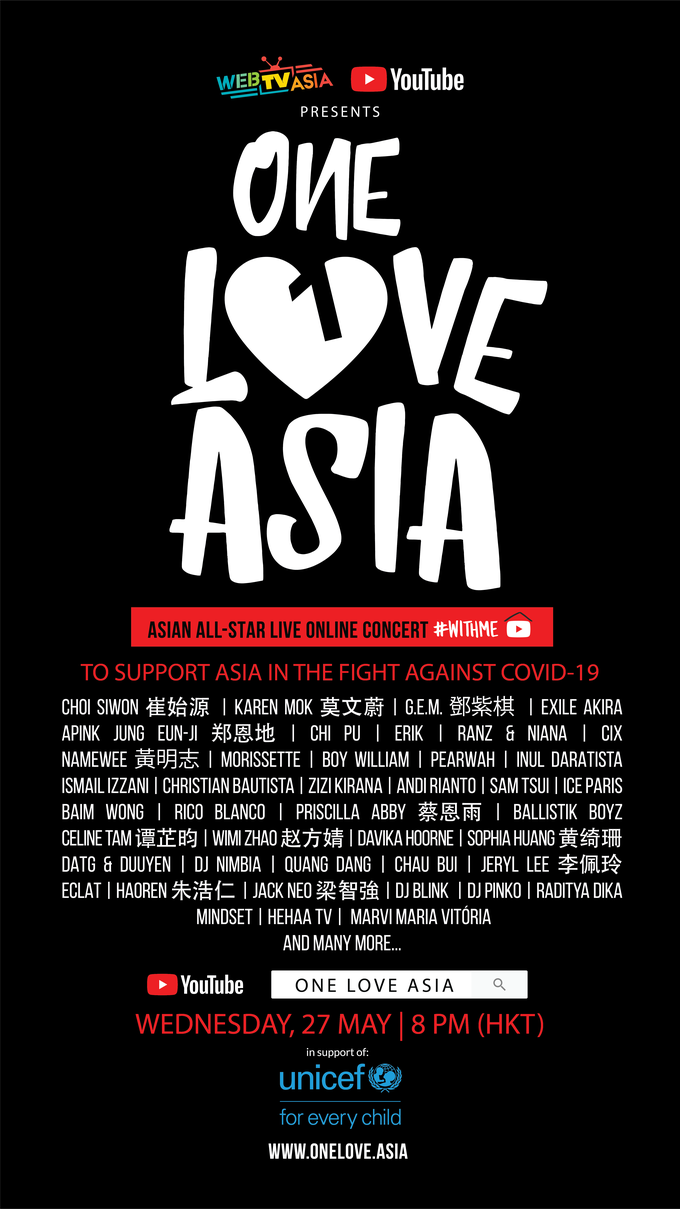 Live concert featuring Asian artists on Youtube - 1 Live concert featuring Asian artists on Youtube - 1