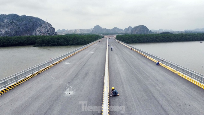 Haiphong-Quang Ninh bridge to open in May - 3 Haiphong-Quang Ninh bridge to open in May - 3