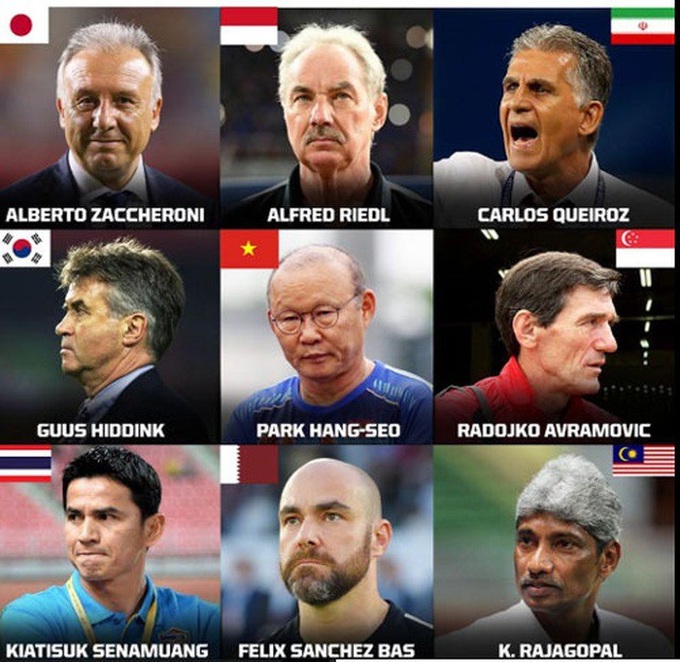 Park Hang Seo voted among best coaches in Asia - 1 Park Hang Seo voted among best coaches in Asia - 1