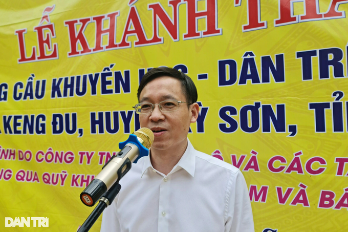 New Dantri Bridge opens in remote Nghe An village - 3 New Dantri Bridge opens in remote Nghe An village - 3