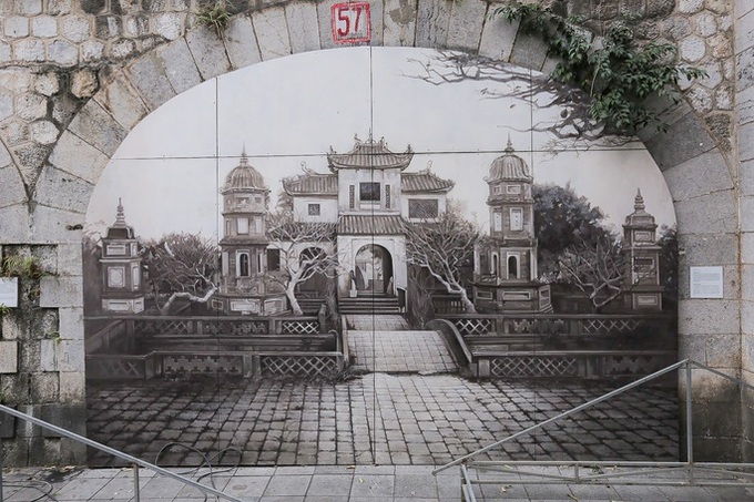 Hanoi mural street restoration completed - 5