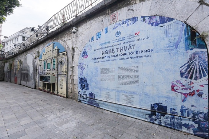 Hanoi mural street restoration completed - 1