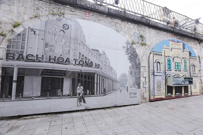 Hanoi mural street restoration completed - 3