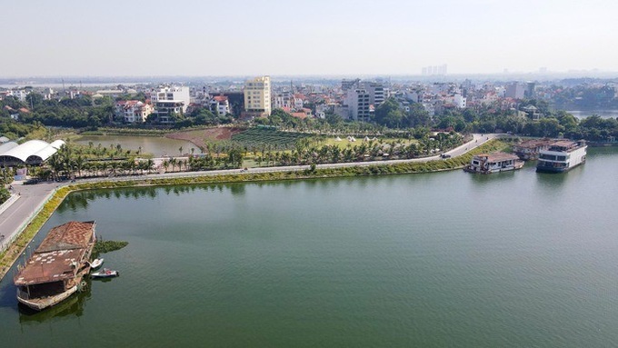 Last floating restaurants on Hanoi lake removed - 1