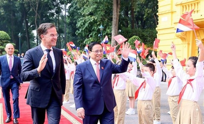 PM chairs welcome ceremony for Dutch counterpart - 1 PM chairs welcome ceremony for Dutch counterpart - 1