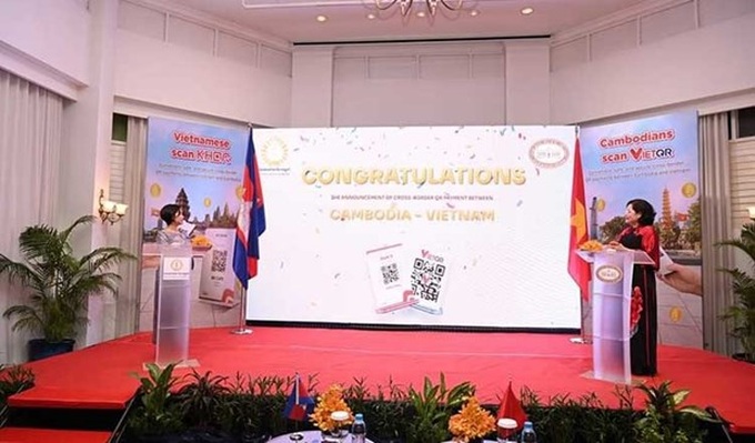 Vietnam, Cambodia launch cross-border QR payment link - 1