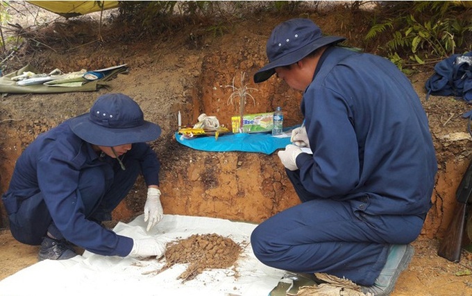 Remains of Vietnamese soldiers found in Laos - 1 Remains of Vietnamese soldiers found in Laos - 1