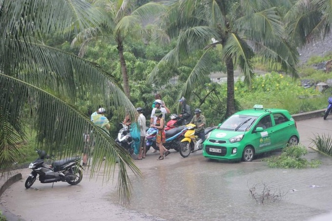 500 tourists stay on Cat Ba Island during storm - 3