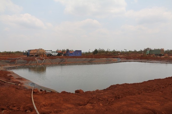 Reservoirs built to ease Long Thanh airport construction dust - 1