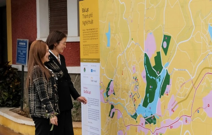 Art tourism map of Da Lat makes debut - 1