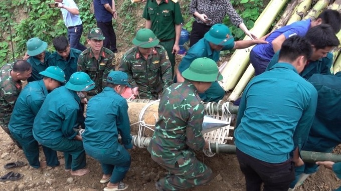 340-kg bomb deactivated in Yen Bai - 1 340-kg bomb deactivated in Yen Bai - 1