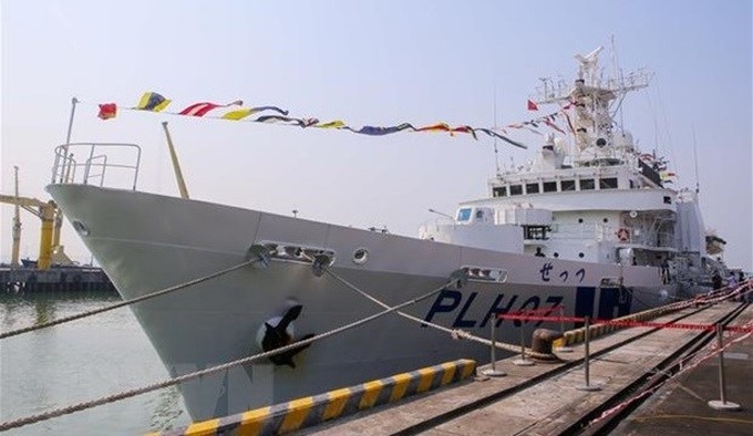 Japan Coast Guard patrol ship visits Da Nang - 1