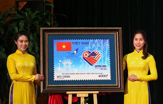 Stamp set issued to welcome DPRK-USA Summit - 1 Stamp set issued to welcome DPRK-USA Summit - 1