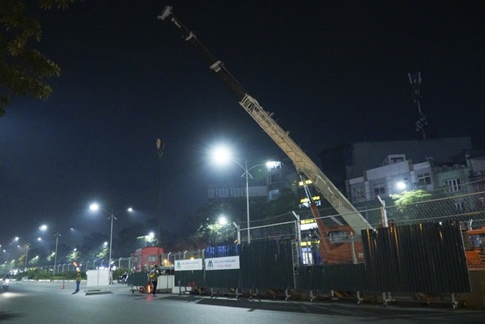 Hanoi’s F1 racetrack fences removed - 3 Hanoi’s F1 racetrack fences removed - 3