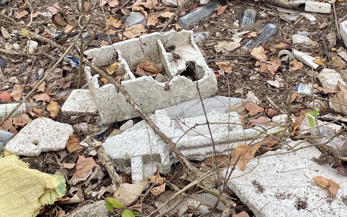 Binh Dinh lagoon faces serious pollution from littering - 2