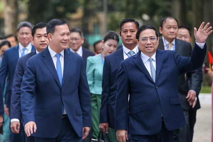 Cambodian PM Hun Manet welcomed on first Vietnam visit - 3 Cambodian PM Hun Manet welcomed on first Vietnam visit - 3