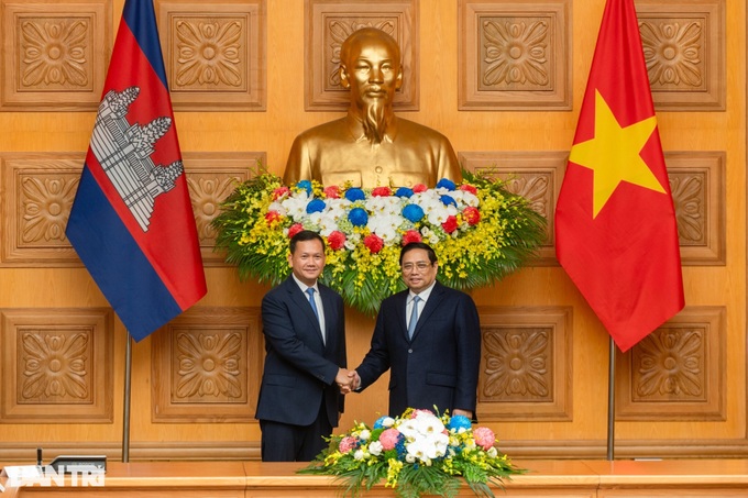 Cambodian PM Hun Manet welcomed on first Vietnam visit - 4 Cambodian PM Hun Manet welcomed on first Vietnam visit - 4