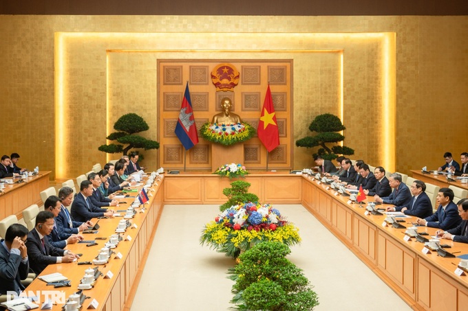 Cambodian PM Hun Manet welcomed on first Vietnam visit - 5 Cambodian PM Hun Manet welcomed on first Vietnam visit - 5