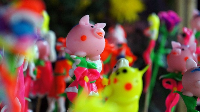 Hanoi flower market opened for Tet - 12