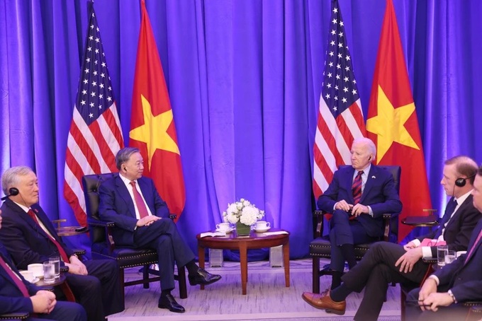 Top Vietnamese leader meets with US President - 1 Top Vietnamese leader meets with US President - 1