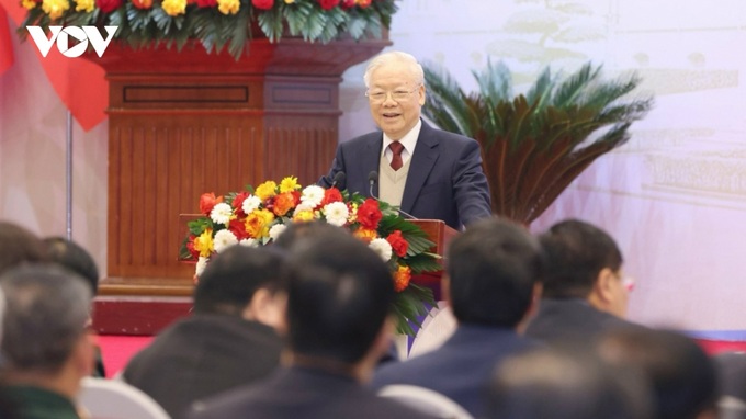 Party leader underscores foreign affairs in “Vietnamese bamboo" diplomacy - 2 Party leader underscores foreign affairs in “Vietnamese bamboo" diplomacy - 2