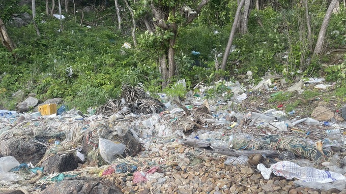 Divers collect rubbish from Con Dao coral reefs - 7