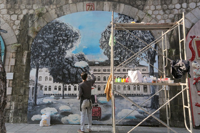Hanoi mural street gets upgrade - 6