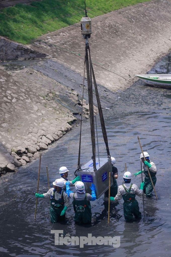 Hanoi starts To Lich River cleanup with Japanese technology - 3