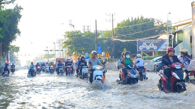 Can Tho high tides forecasted to surpass record levels - 1 Can Tho high tides forecasted to surpass record levels - 1