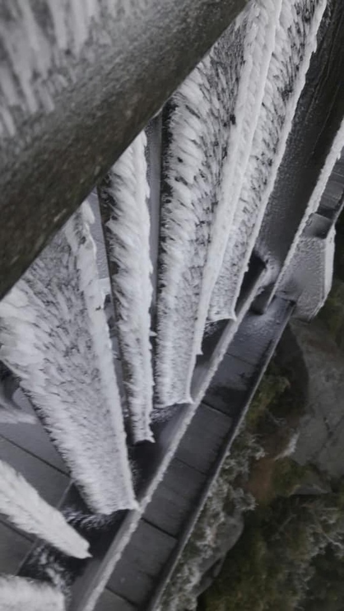 Frosts cover Fansipan Mountain - 3 Frosts cover Fansipan Mountain - 3