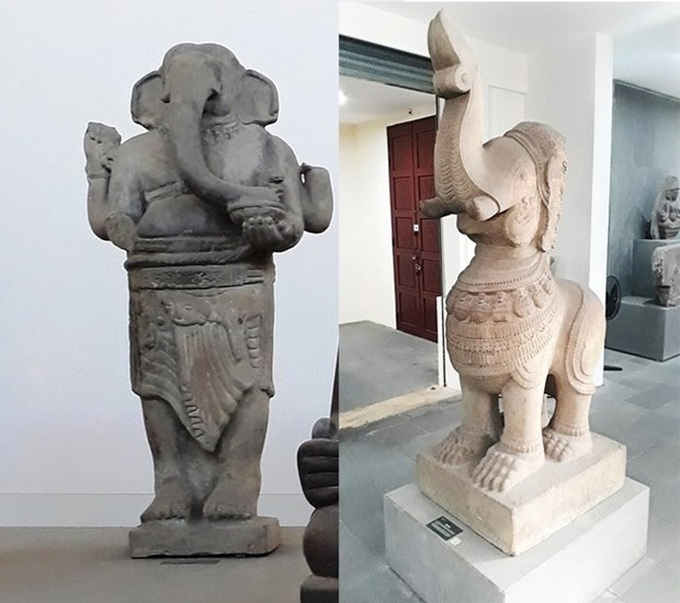 Two sculptures in Da Nang named as national treasures - 1