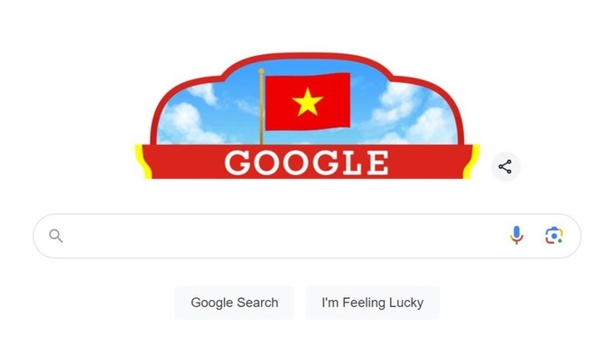 Google changes its logo to celebrate Vietnam’s National Day - 1 Google changes its logo to celebrate Vietnam’s National Day - 1