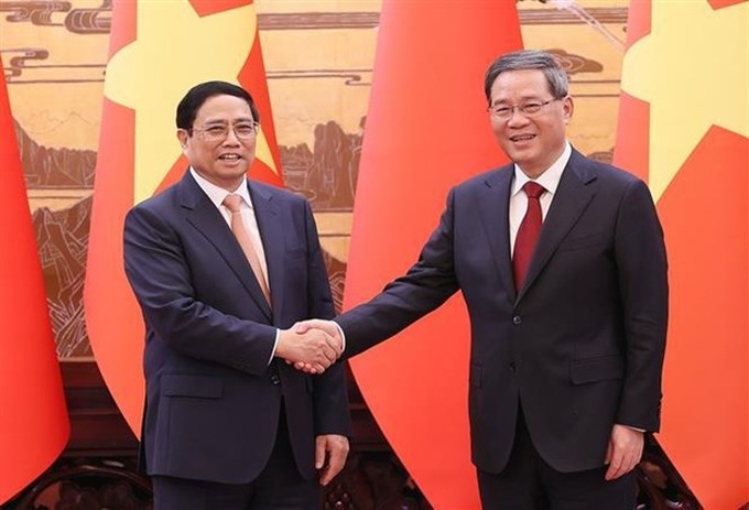 Chinese Premier chairs welcome ceremony for Vietnamese Prime Minister - 1 Chinese Premier chairs welcome ceremony for Vietnamese Prime Minister - 1