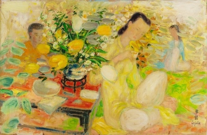 Vietnamese paintings set to be auctioned in France - 1