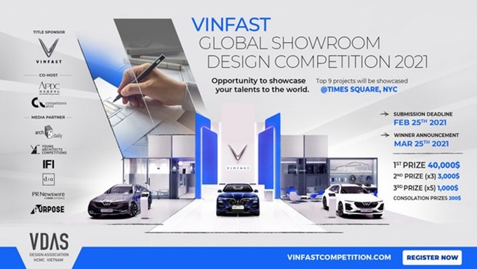 Vinfast seeks excellent designs for its global showrooms - 1 Vinfast seeks excellent designs for its global showrooms - 1