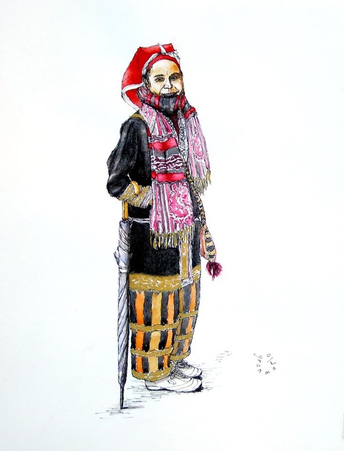 French tourist features Vietnamese beauty through paintings - 7