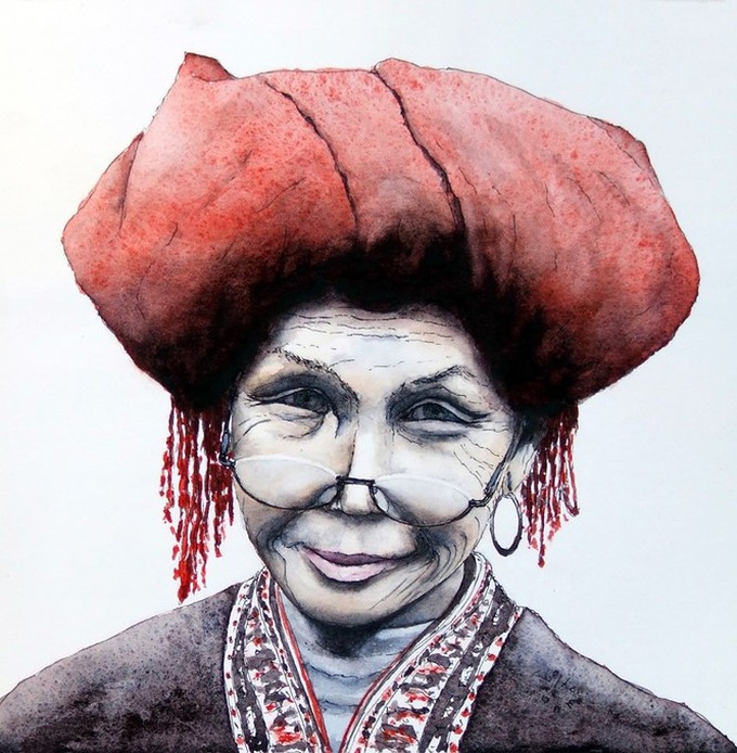French tourist features Vietnamese beauty through paintings - 8