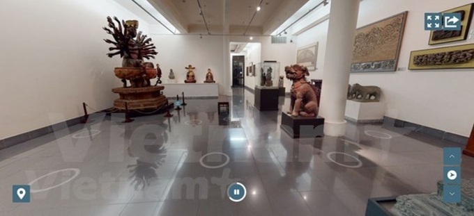 National Fine Arts Museum launches 3D Tour in Vietnamese, English - 1 National Fine Arts Museum launches 3D Tour in Vietnamese, English - 1
