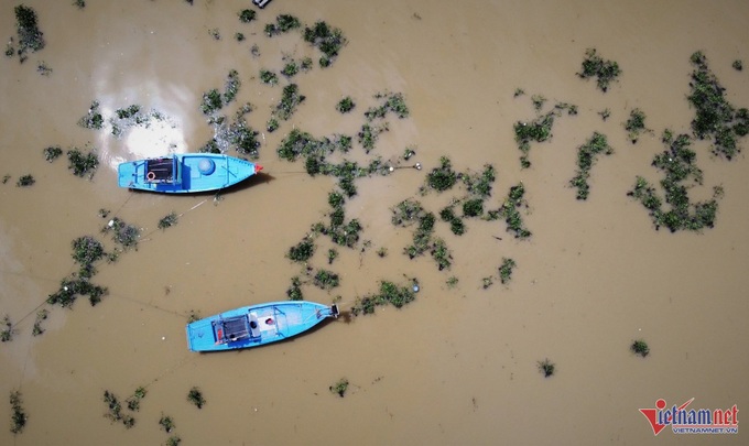 Rubbish blankets Danang beaches after storm - 8