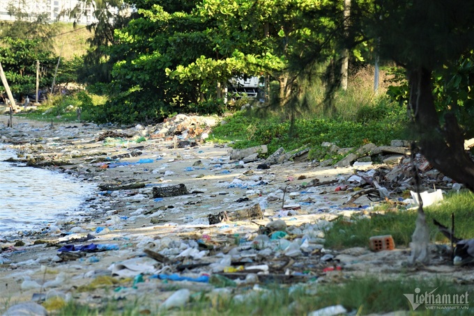 Rubbish covers Danang bay - 2 Rubbish covers Danang bay - 2