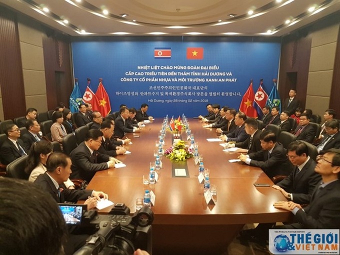 Senior officials of Workers’ Party of Korea visit Hai Duong province - 1