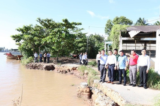 Ben Tre declares coastal erosion emergency - 1 Ben Tre declares coastal erosion emergency - 1
