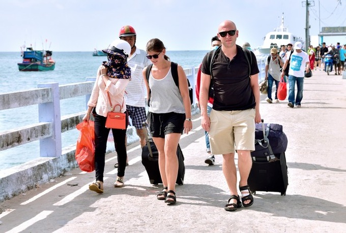 Foreign arrivals to Phu Quoc surge - 1 Foreign arrivals to Phu Quoc surge - 1