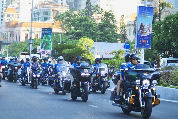 Motorcycle parade held in Nha Trang - 1