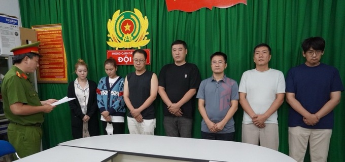 HCM City police arrest four South Koreans in prostitution ring raid - 1 HCM City police arrest four South Koreans in prostitution ring raid - 1