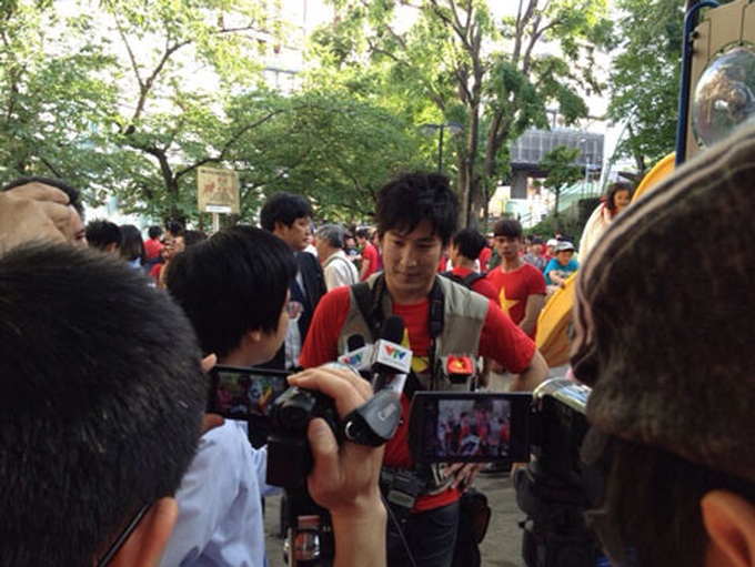 Overseas Vietnamese protest against Chinese oil rig - 7 Overseas Vietnamese protest against Chinese oil rig - 7
