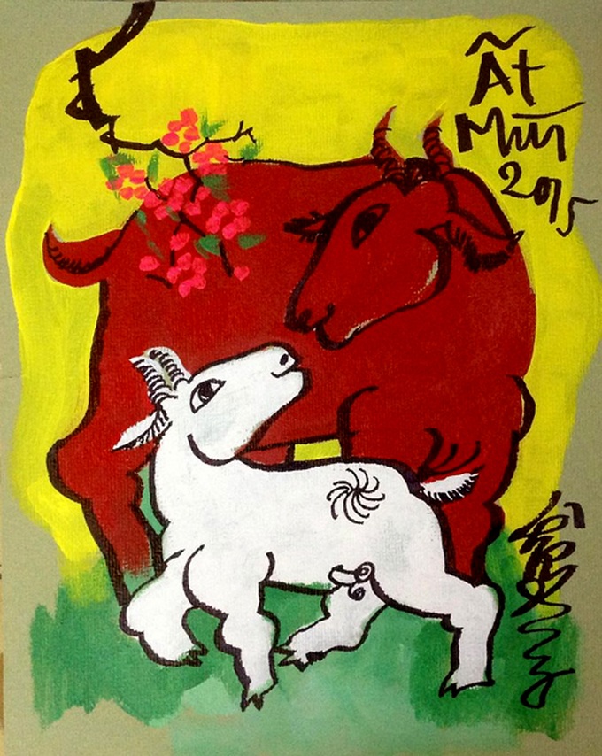 Artists seek inspiration from the goat for Lunar New Year - 6 Artists seek inspiration from the goat for Lunar New Year - 6