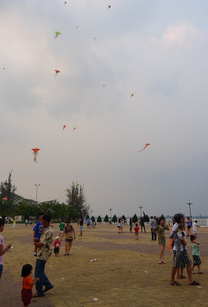 Can Tho skies fill with colour as kite-flyers come out to play - 8